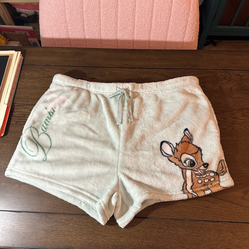 Disney Bambi Women's Blue/Green Shorts